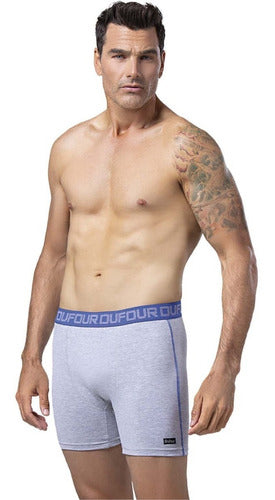 Dufour Pack X4 Boxer Alg. Y Lycra Con Elástico Art. 12058 2