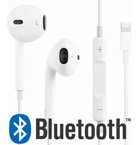 Toptecnouy Lightning Earpods Headphones Compatible Hands-Free iPhone 1