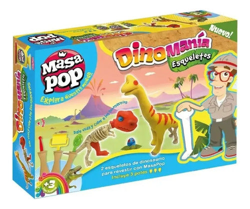 Chikimasa Juego De Masas Pop Dinomanía Esqueletos J4005 0