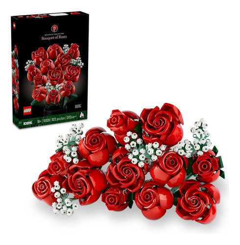 LEGO Icons Ramo de Rosas - Red Roses Build Set 0