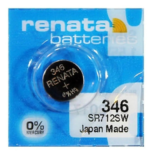 Renata 5 X SR712SW 346 Button Cell Batteries (Japan) 0