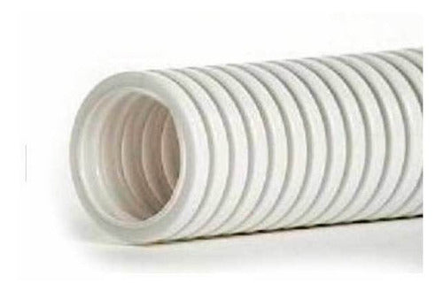 Huferjo Corrugated Pipe 1 1/2 White Flame Retardant 320 X 25m 1