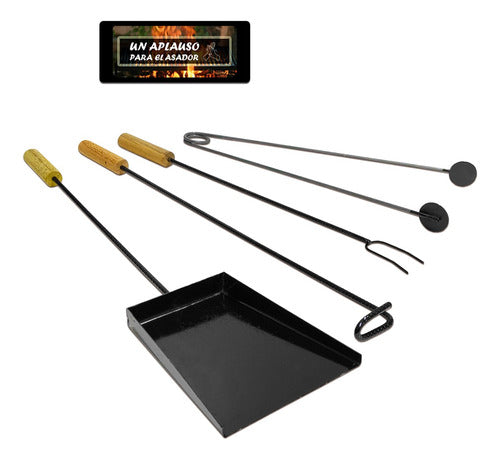 Accesorios Parrilla Kit X 5 Piezas Asador Juego 3