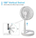 Ventilador Plegable Recargable/plegable Con  Mah, Funciona . 6