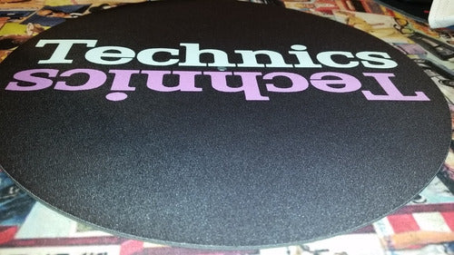 Technics Mirror Violeta Slipmat Paño Para Bandejas Latex 2