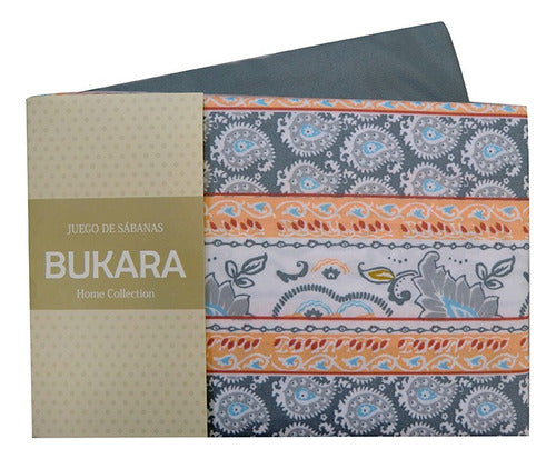 Bukara Queen Size Printed Microfiber Sheet Set 1