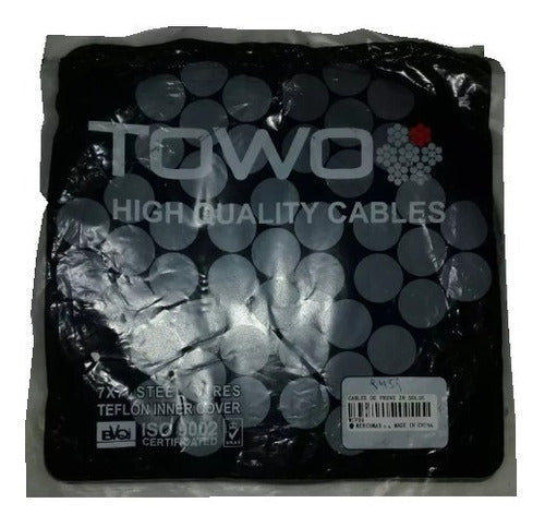 TOWO Complete Front and Rear Brake Cable for Zanella Sol 50 0