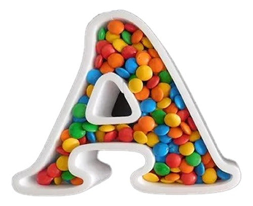 Creamundos 8 Hollow Letters of Foam for Candy Bar - 15 cm 0