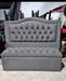 Studded Tufted Headboard for Queen Size Mattress 1