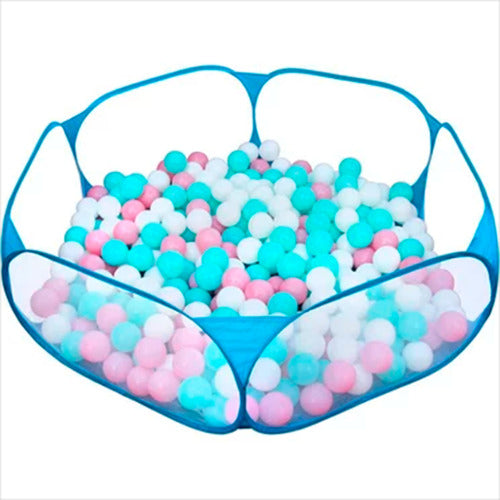 Large Auto-Setup Portable Play Tent + 100 Colorful Balls 5