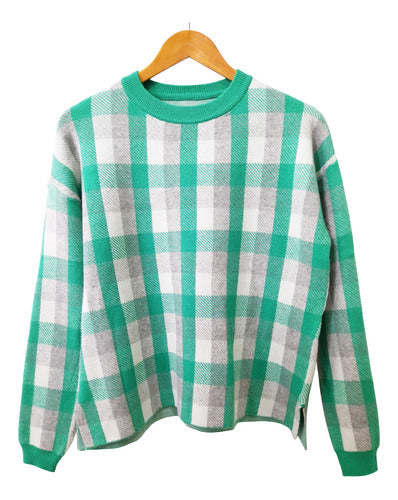 Bremer Checkered Sweater 1