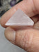 Espacio26 Small Rose Quartz Pyramid - 2.5 cm 2