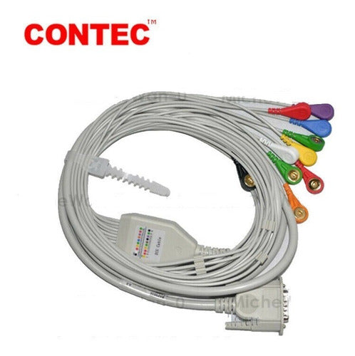 Contec Original 12-Lead ECG Cable for Electrodes 1