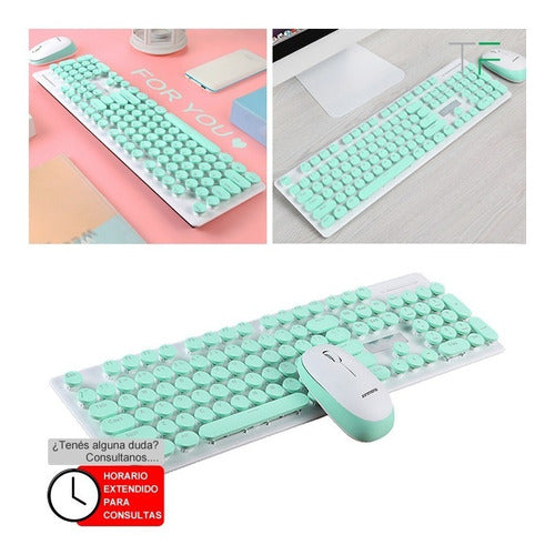 Awireless Wireless Keyboard and Mouse Kit - Unique Design!!! 1