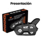 FoxComm Intercomunicador Bluetooth P/moto Fox R9 (multigrupo) 6 Pers 7