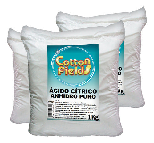 Ácido Cítrico Anhidro Puro 99% Apto Alimentos X 1kg Envios 2