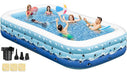 Piscina Inflable Extra Grande Con Bomba, 130  X72  X22  Pisc 0