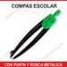 Promo X 24 Compás Escolar Ezco Ideal Para Set De Geometría 1