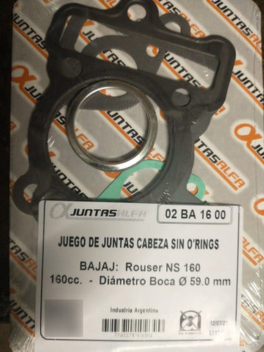 Juego Juntas Cabezal De Cilindro Bajaj Ns 160 - Bmd Motos 1