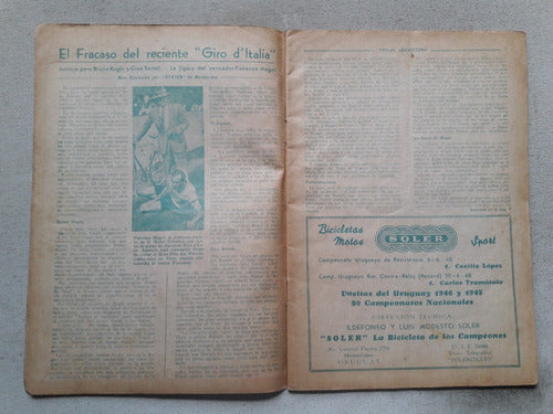 Revista Pedal Argentino Nº 59 - Julio 1948 Ciclismo Arrastia 2