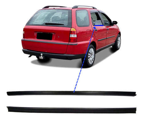 Pestana Externa Porta Traseira Direita Fiat Palio1997 A 2004 0