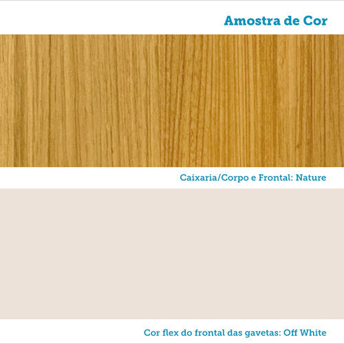 Cômoda Gaveteiro 4 Gavetas Flex Color 100% Mdf Jéssica 7