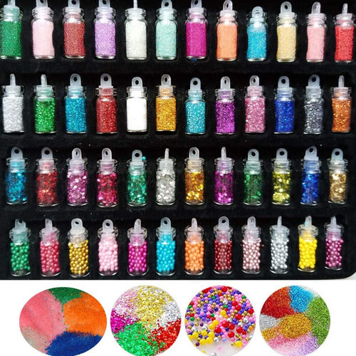 Gongyihong Kit Para Slime: Glitter, Beads, Tools, Strass 2