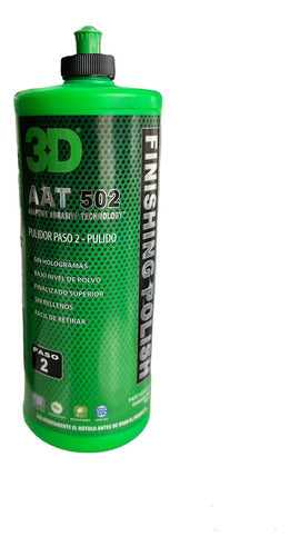 3d Compuesto De Pulido Aat 502 Finish Compound Paso 2 500ml 0