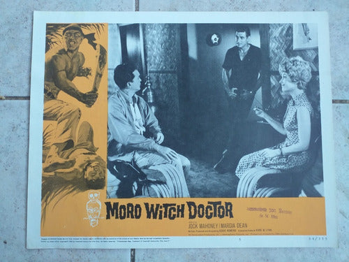 Moro Witch Doctor - 3 Lobby Cards Usa 1964 * 0