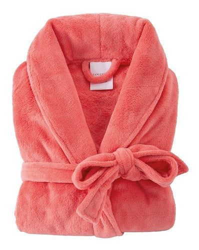 Jean Cartier Children's Plain Coral Fleece Warm Robe 9