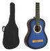 Ramallo Classic 3/4 Blue Classical Study Guitar + Case 0