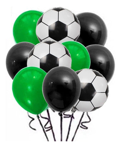 New 100 Printed Football Balloons 12 Inches Birthday Parties 2