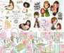 EDITABLES Kit Fondos Embarazo Clipart Imagenes Dia De La Madre 0