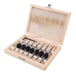 22pc Adjustable Depth Wood Stop Collar Drill Bit Set 1