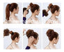 Hair Extensión Natural Simulated Bun Extension # Black Natural 4