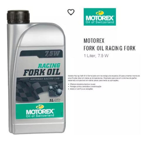 Óleo Hidráulico Garfo Bengala Racing Motorex Fork Oil 7,5w 1