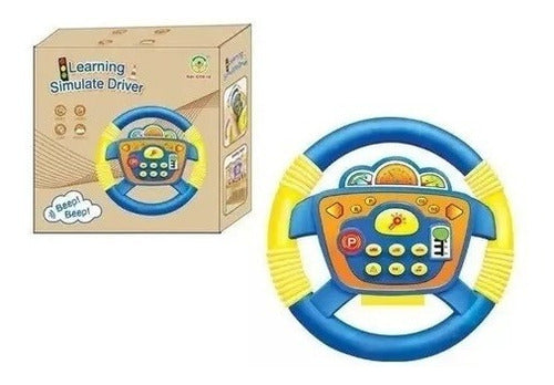 Interactive Infant Steering Wheel with Lights and Sounds Educational Toy New 0