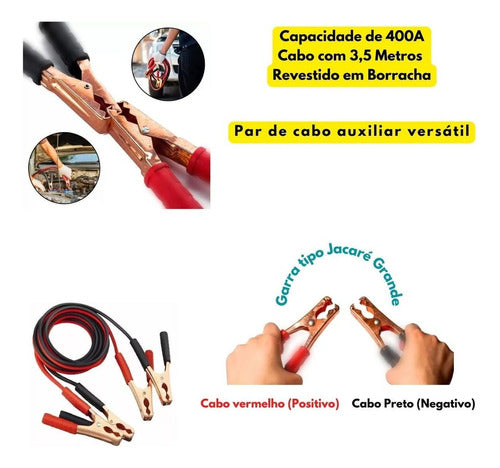 Cabo Chupeta Para Bateria 400a 1