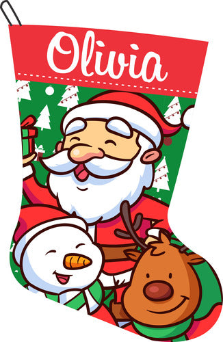 Sublimation Templates for Christmas Stocking Boots + Printed Mockup 0