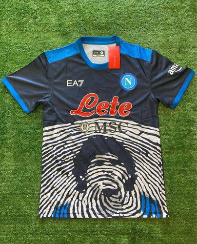 Limited Edition Napoli Maradona EA7 2022 Jersey 1