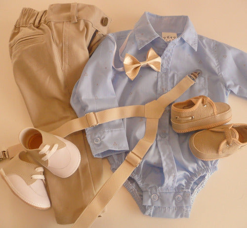 Baby Boy Baptism Suit Set with Shoes - Premium Quality 83