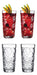 Set of 4 Highball Glasses 360ml Glass Star Pasabahce 0