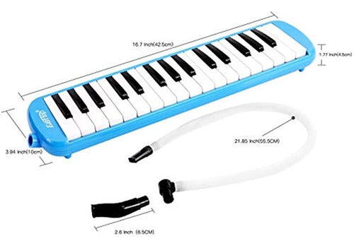 Diyana Impex East Top 32-Key Melodica - Professional Mouth Melodica Keyboard Organ 1