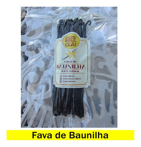 Fava De Baunilha Madagascar - 20 Und. / 2,5g = 50g Á Vácuo 1