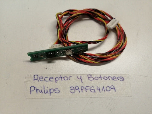 Botonera Y Receptor Ir Para Philips 39pfg4109 Con Cable 0