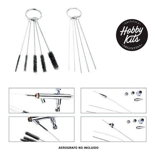 Gravity Feed Airbrush Cleaning Set 1
