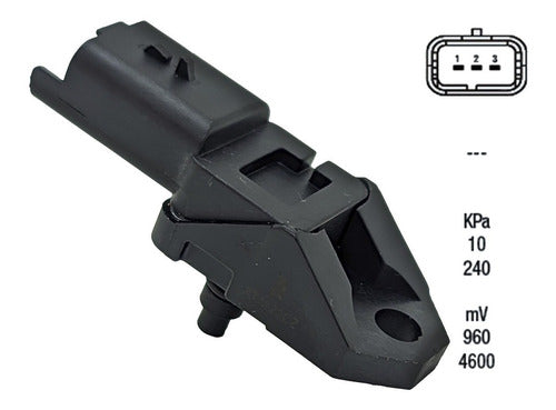 Sensor Map P/ Peugeot 206 307 308 Citroen Berlingo 1.6 Hdi 1