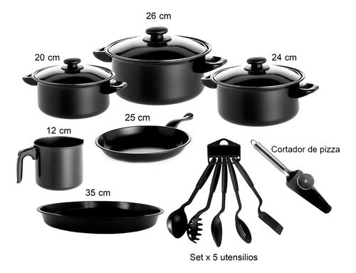 Fary Home 12-Piece Teflon Cookware Set Bz3 1