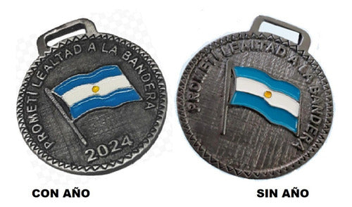 RM 100 Egresados Medals Mod 1 with Ribbon and School Name 6