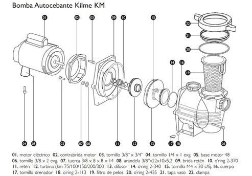 Lacus Oring Nitrilo 2-340 De Difusor Bomba Kilme 1